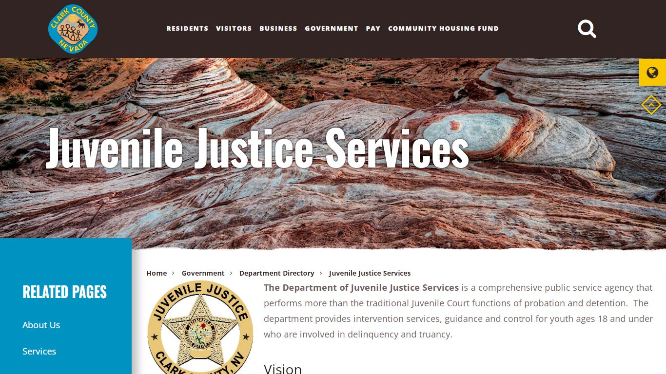 Juvenile Justice Services - Clark County, NV